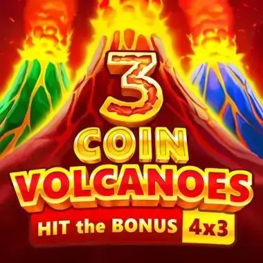 Play 3 Coin Volcanoes Rainbow Riches casino